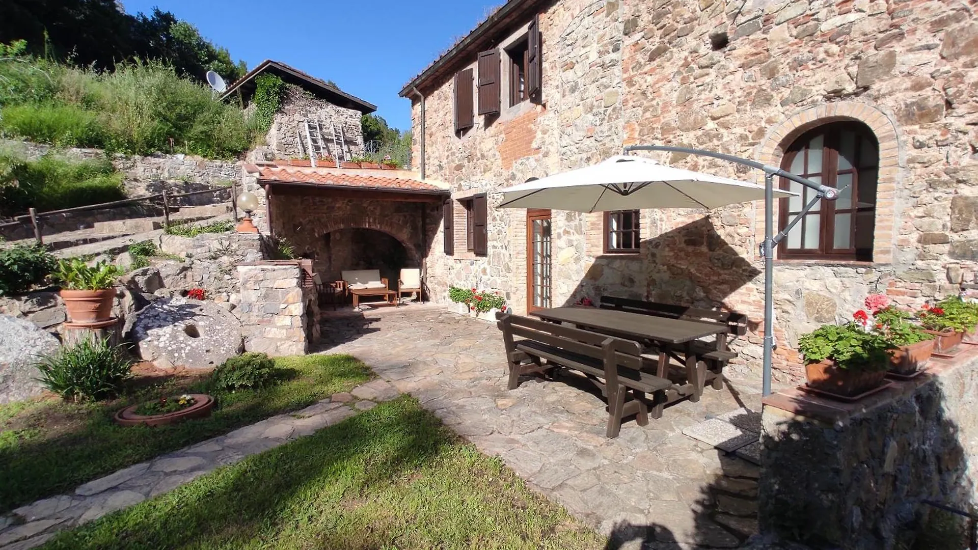 Ex Water Mill Old Stone House 15Th Century Apartment Livorno Italy